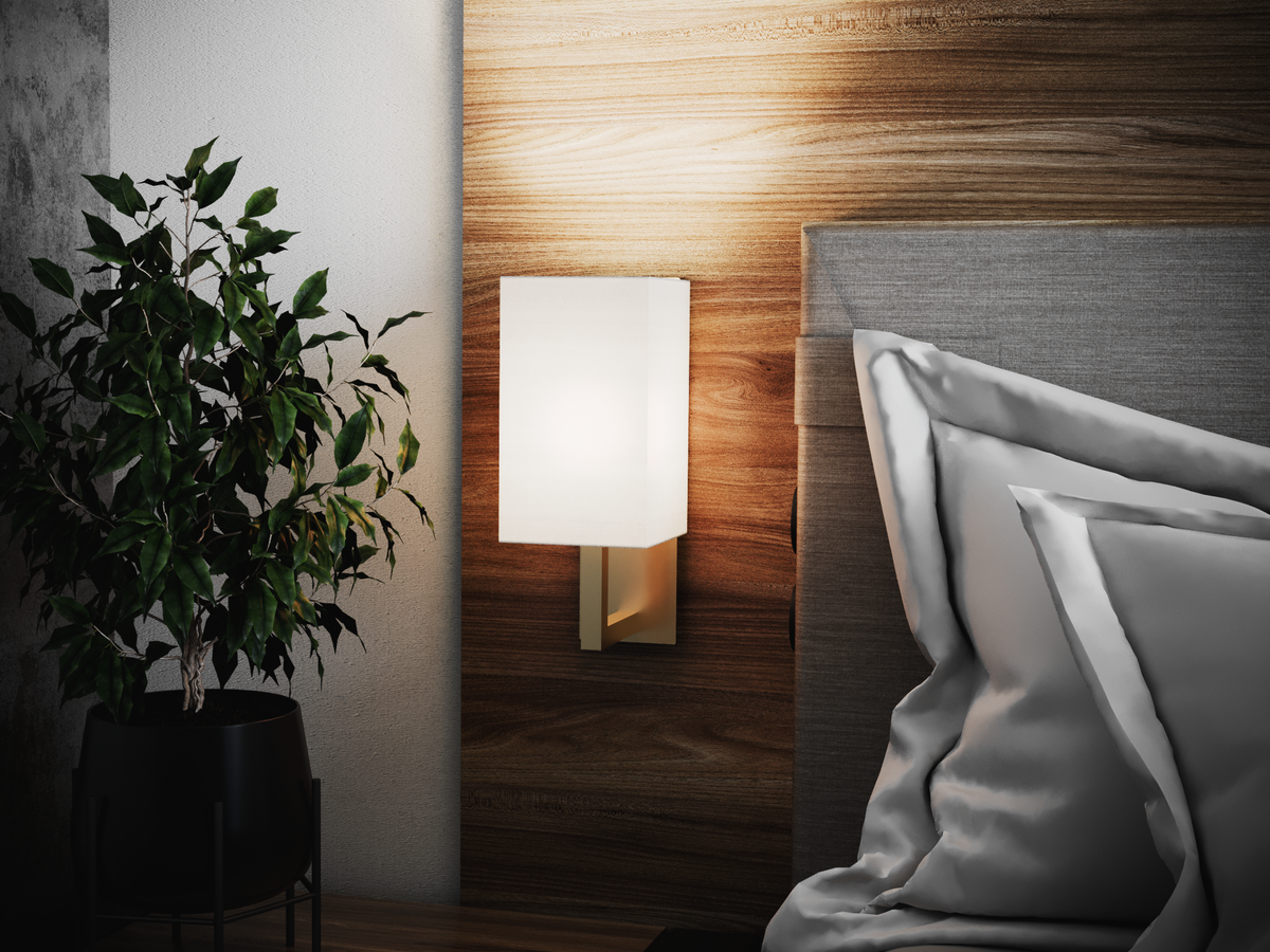 TRIA Brass Wall Light